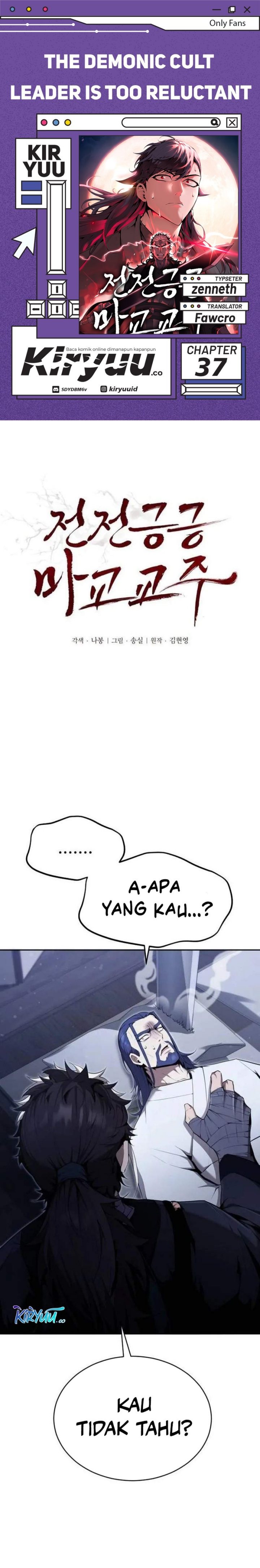 The Demonic Cult Leader Is Too Reluctant Chapter 37 Gambar 1