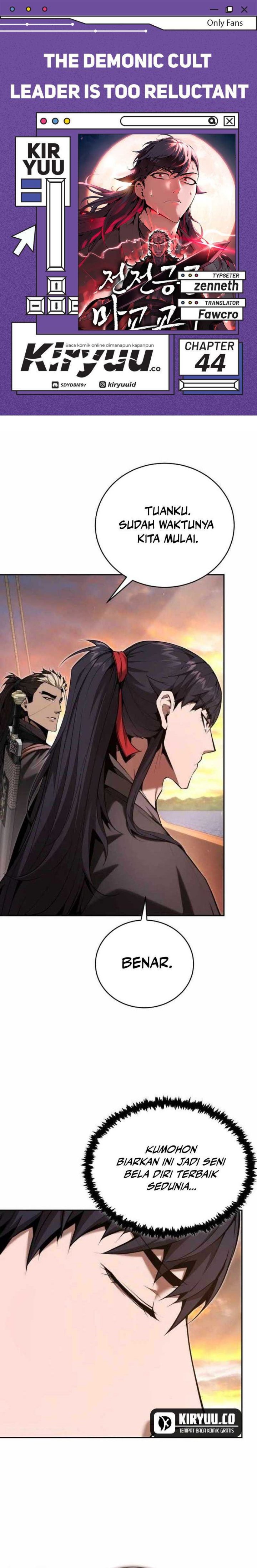 The Demonic Cult Leader Is Too Reluctant Chapter 44 Gambar 1