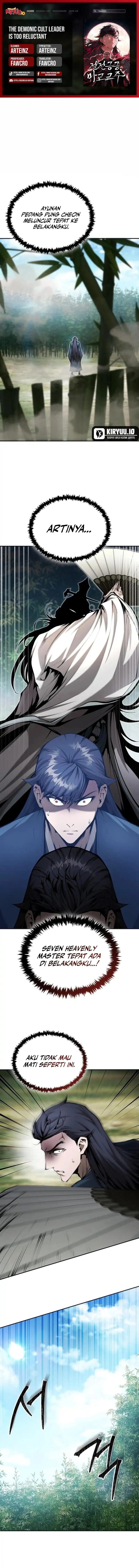 The Demonic Cult Leader Is Too Reluctant Chapter 57 Gambar 1