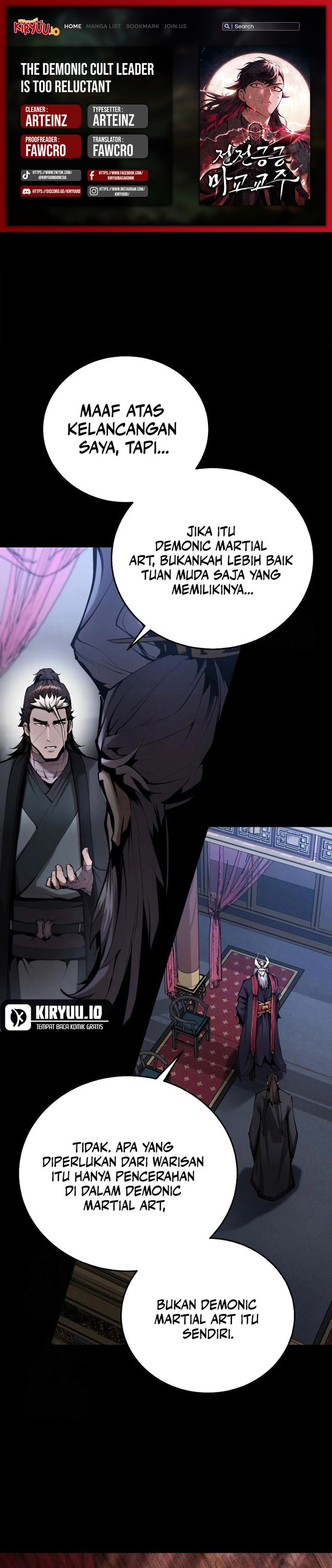 The Demonic Cult Leader Is Too Reluctant Chapter 61 Gambar 1
