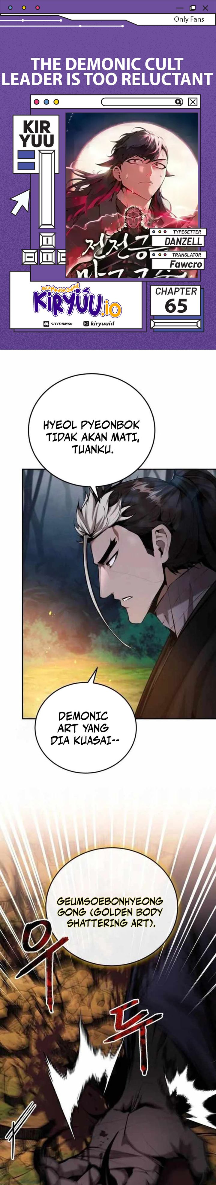 The Demonic Cult Leader Is Too Reluctant Chapter 65 Gambar 1