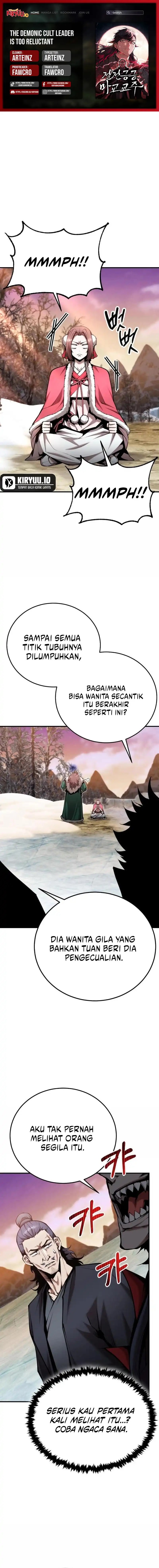 The Demonic Cult Leader Is Too Reluctant Chapter 70 Gambar 1