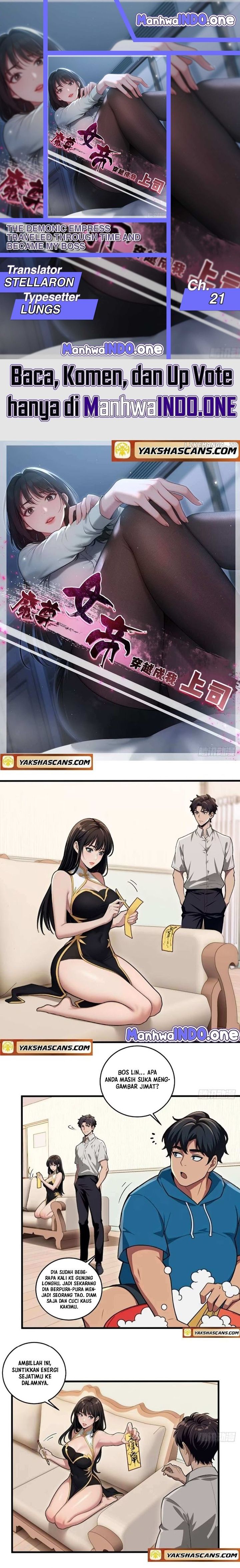 The Demonic Empress Traveled Through Time And Became My Boss Chapter 21 Gambar 1