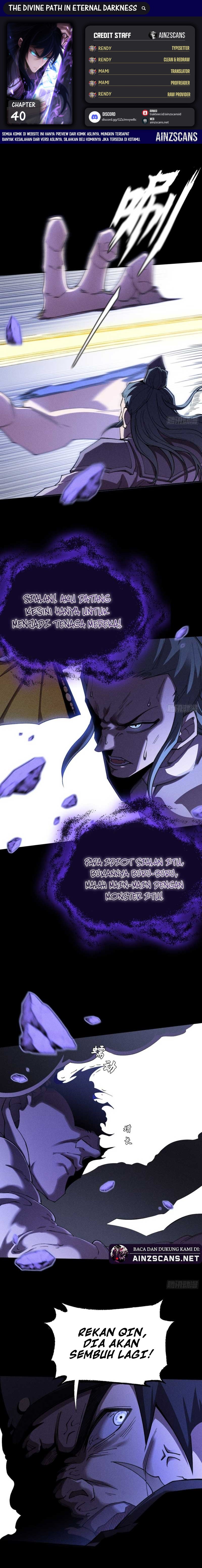 The Divine Path in Eternal Darkness Chapter 40 Gambar 1