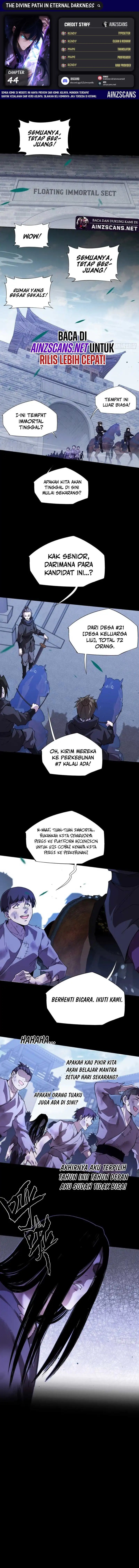 The Divine Path in Eternal Darkness Chapter 44 Gambar 1
