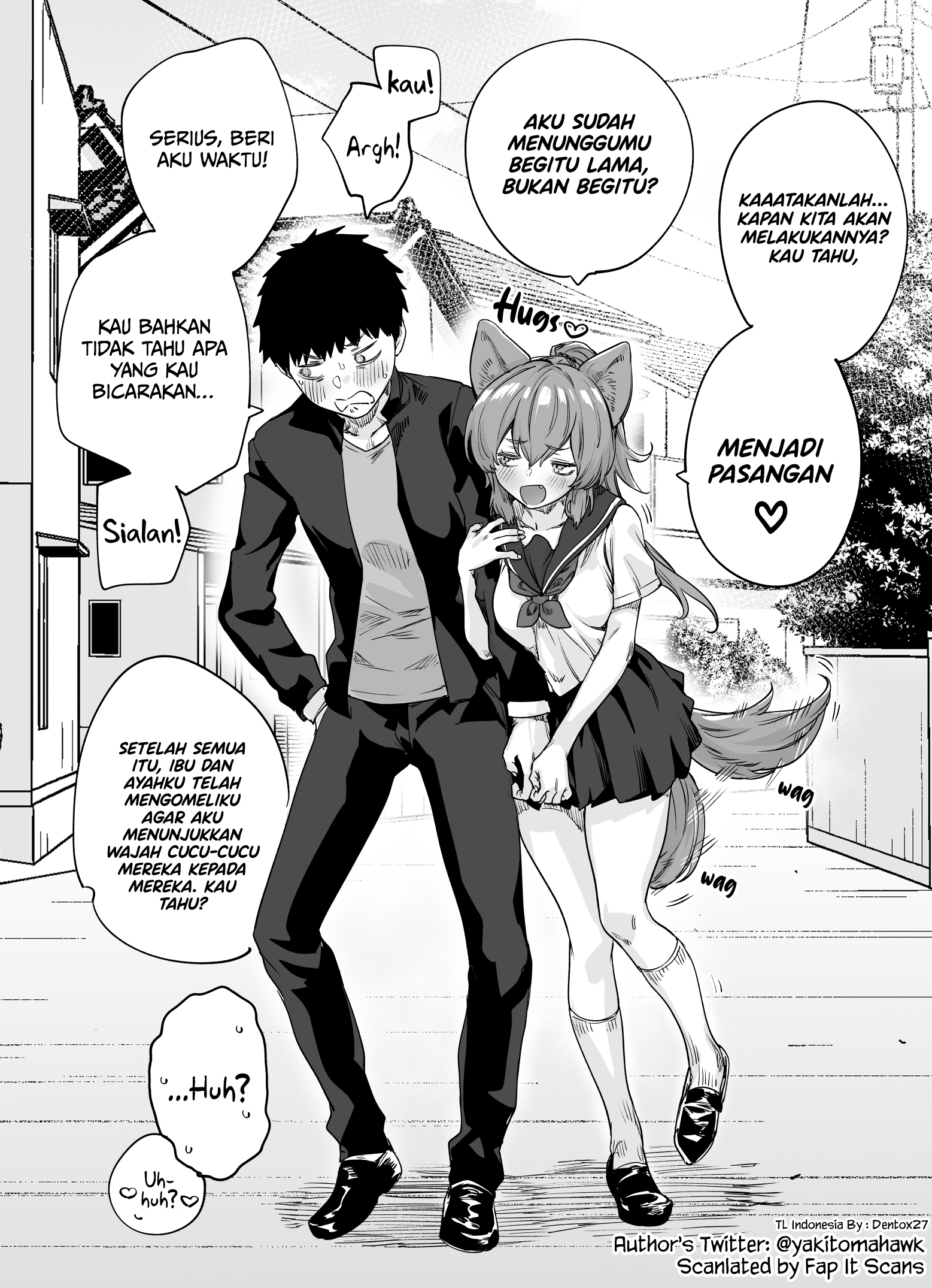 The Doggy Childhood Friend Constantly Trying to Make Me Her Mate Chapter 01 Gambar 2