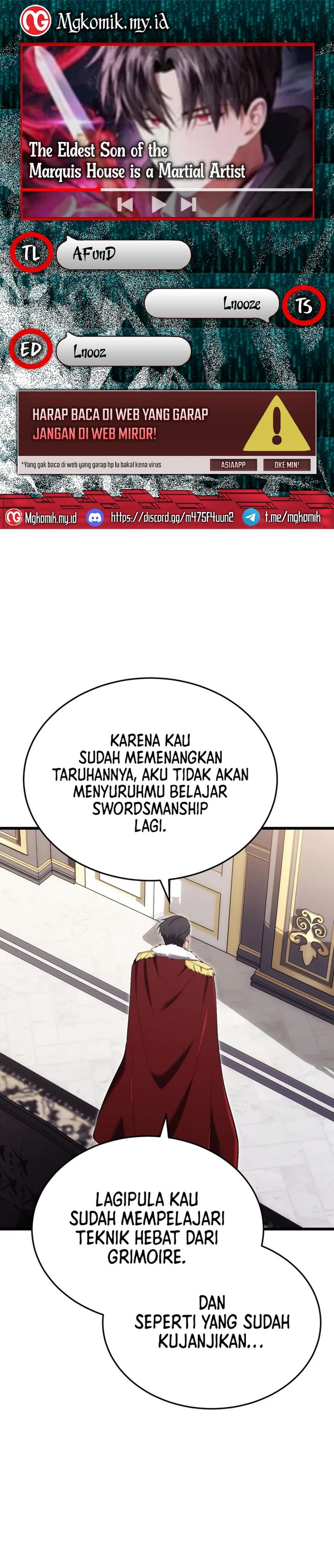 The Eldest Son of the Marquis House is a Martial Artist Chapter 11 Gambar 1