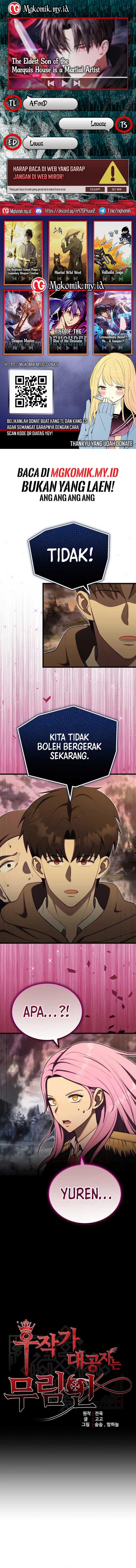 The Eldest Son of the Marquis House is a Martial Artist Chapter 15 Gambar 1