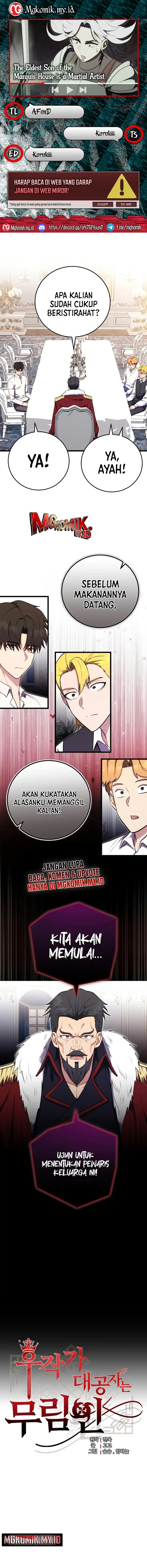 The Eldest Son of the Marquis House is a Martial Artist Chapter 27 Gambar 1