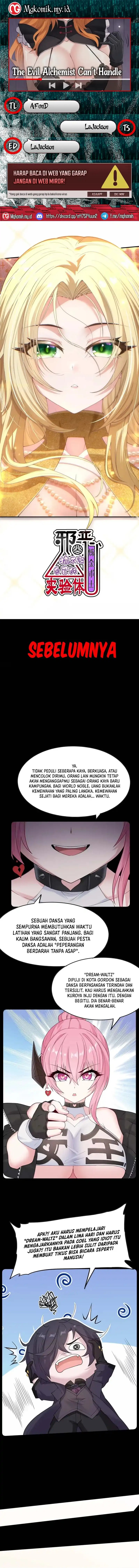 The Evil Alchemist Can’t Handle His Own Experiment Chapter 62 Gambar 1