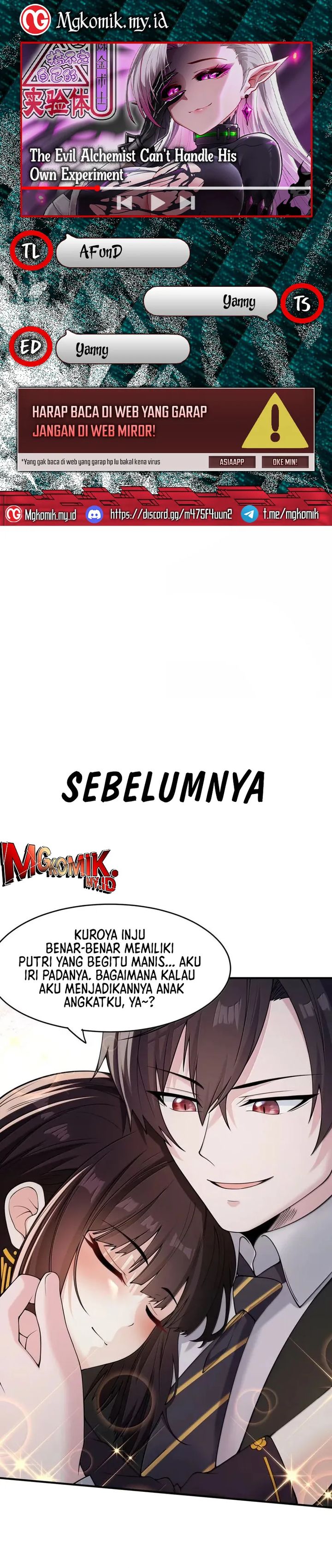 The Evil Alchemist Can’t Handle His Own Experiment Chapter 68 Gambar 1