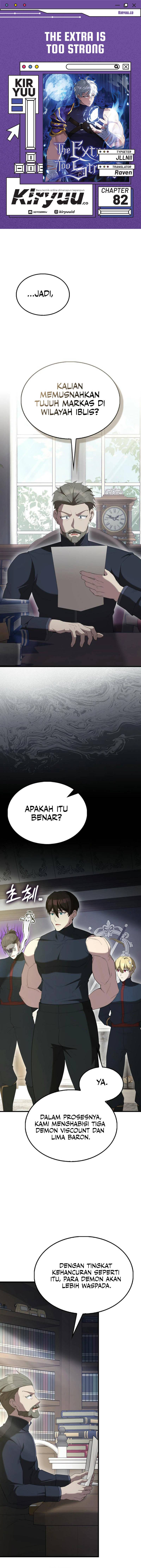 The Extra is Too Strong Chapter 82 Gambar 1