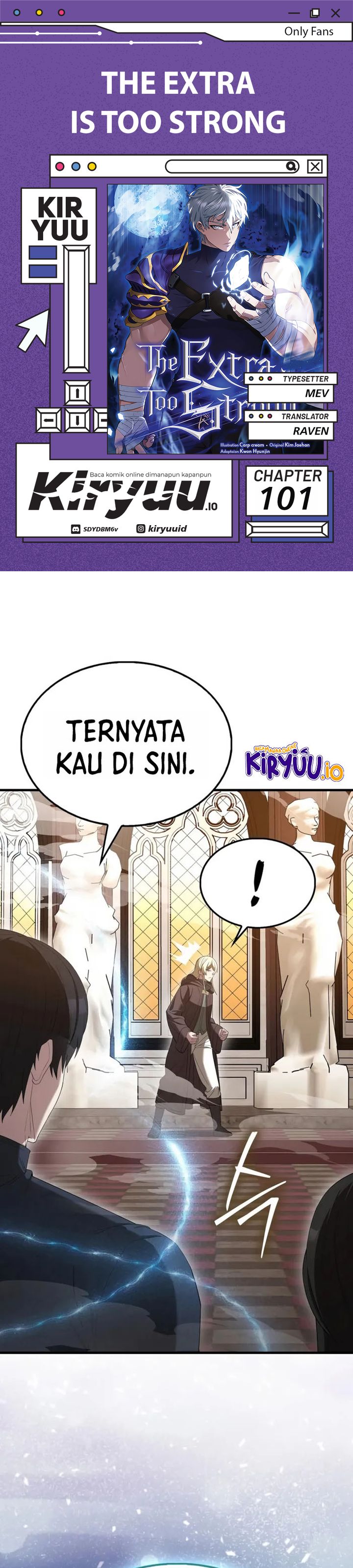 The Extra is Too Strong Chapter 101 Gambar 1