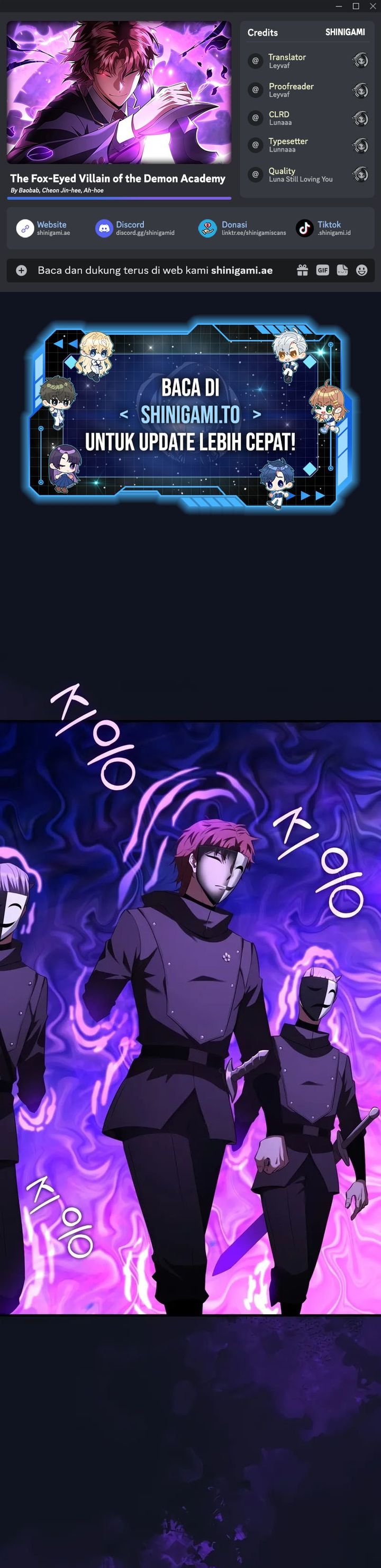The Fox-Eyed Villain Of The Demon Academy Chapter 41 Gambar 1