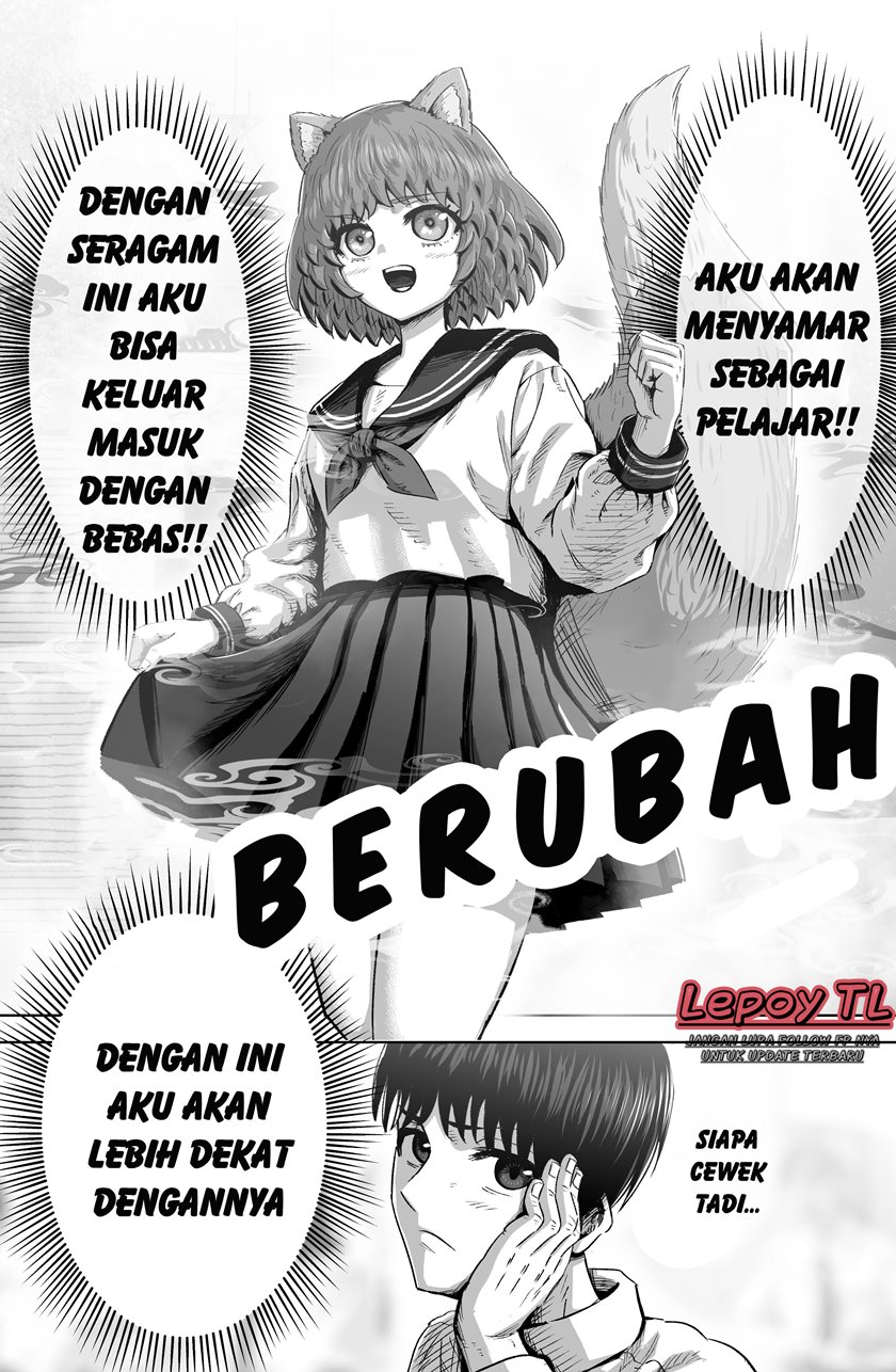 The Fox Girl Who Wants to Get Chummy With the Human Boy She Likes Chapter 05 Gambar 2