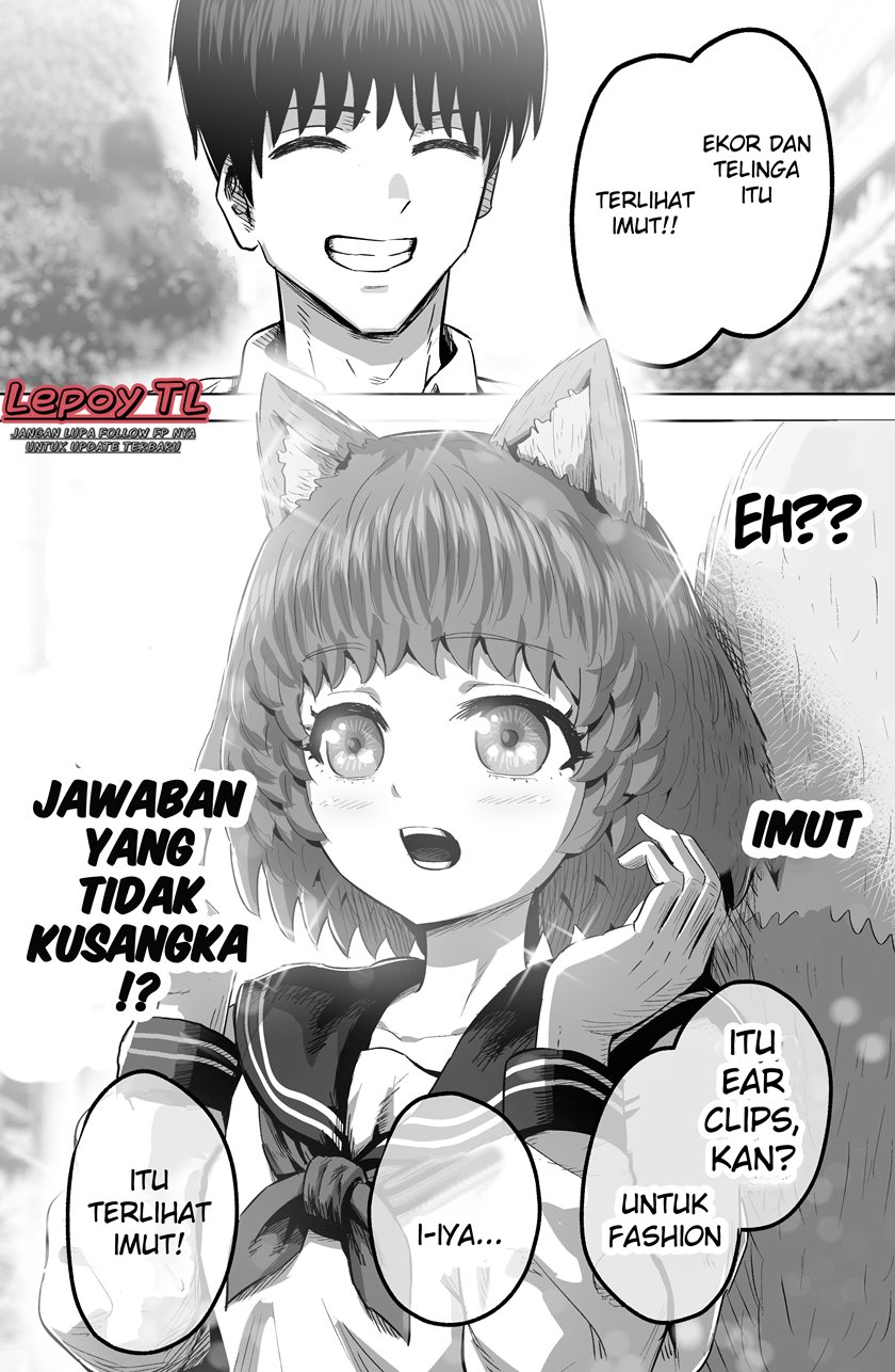The Fox Girl Who Wants to Get Chummy With the Human Boy She Likes Chapter 08 Gambar 2