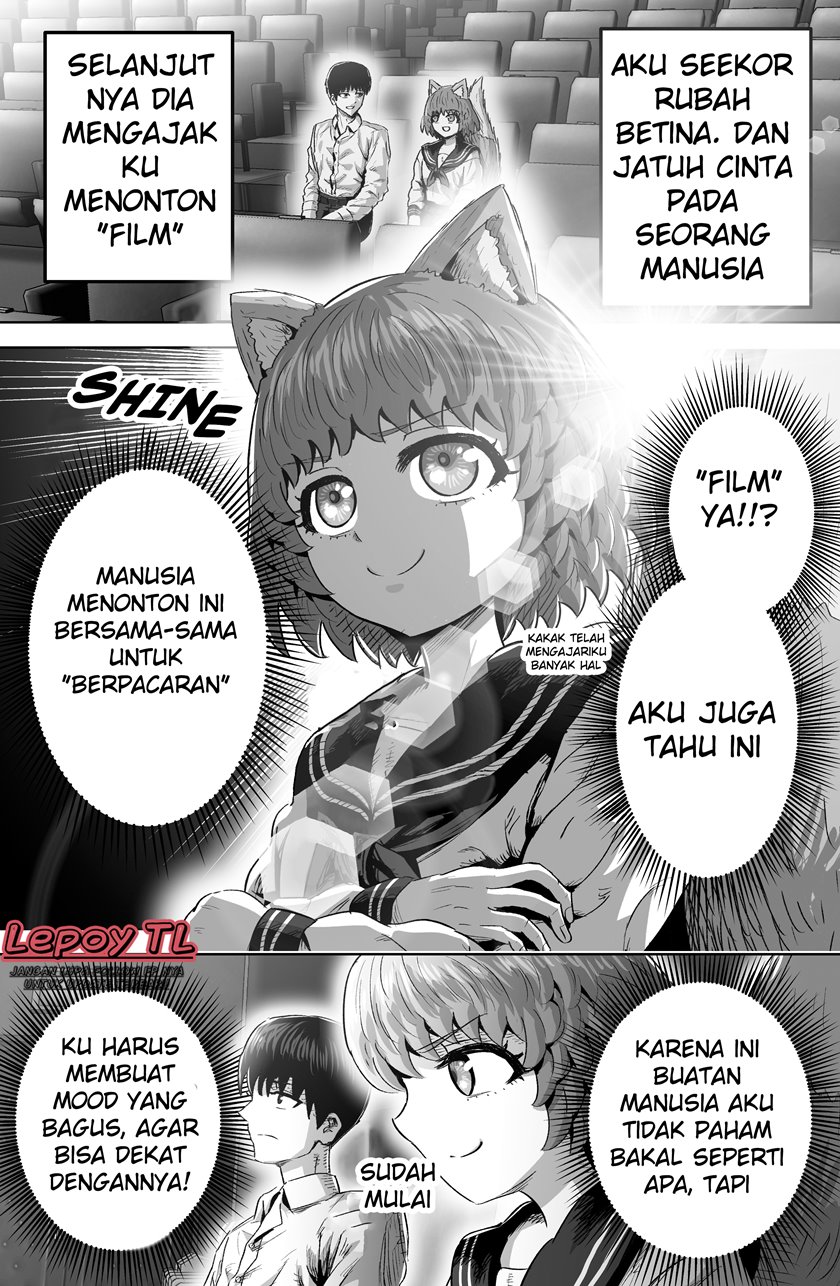 The Fox Girl Who Wants to Get Chummy With the Human Boy She Likes Chapter 10 Gambar 1