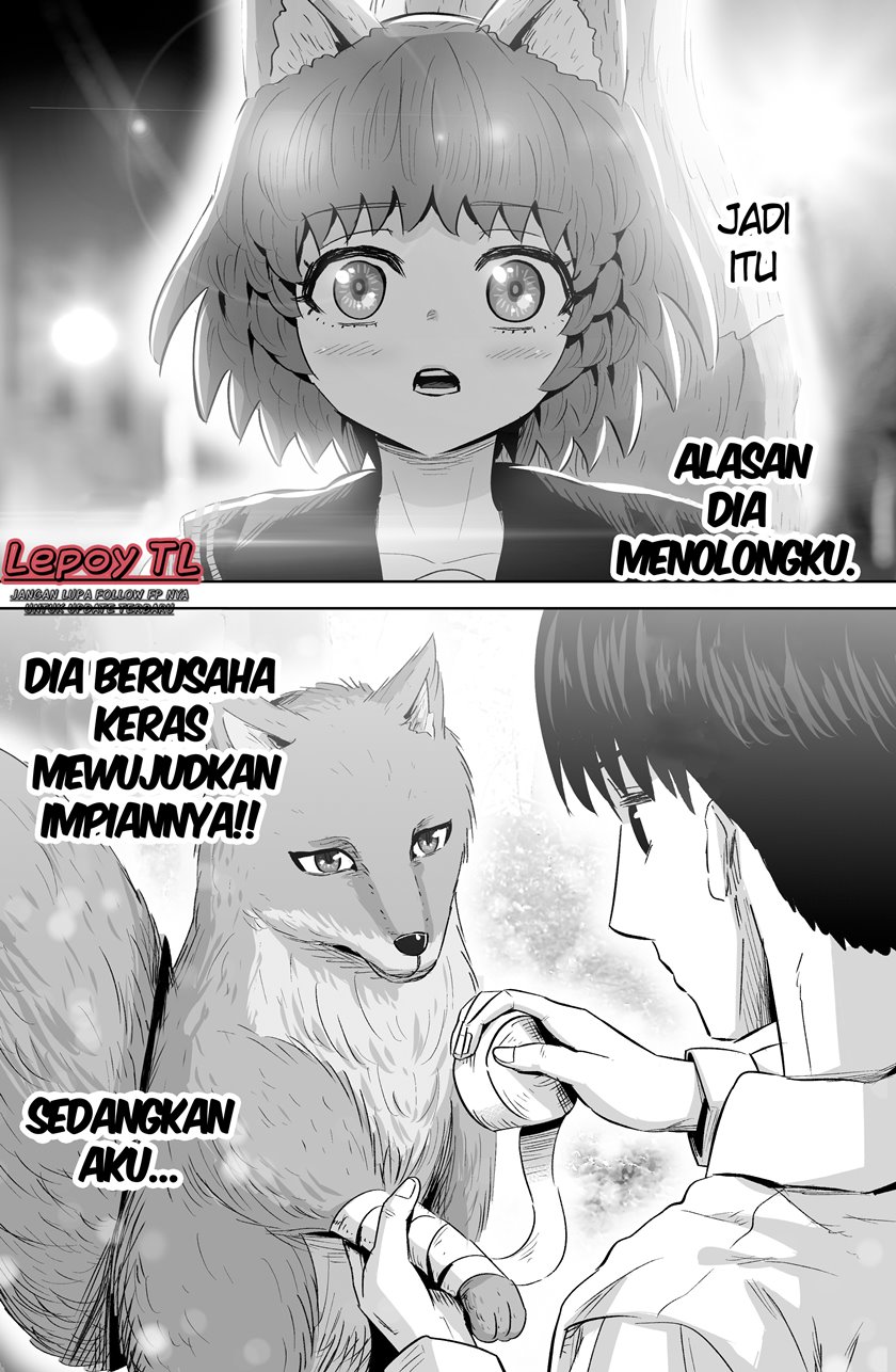 The Fox Girl Who Wants to Get Chummy With the Human Boy She Likes Chapter 12 Gambar 2