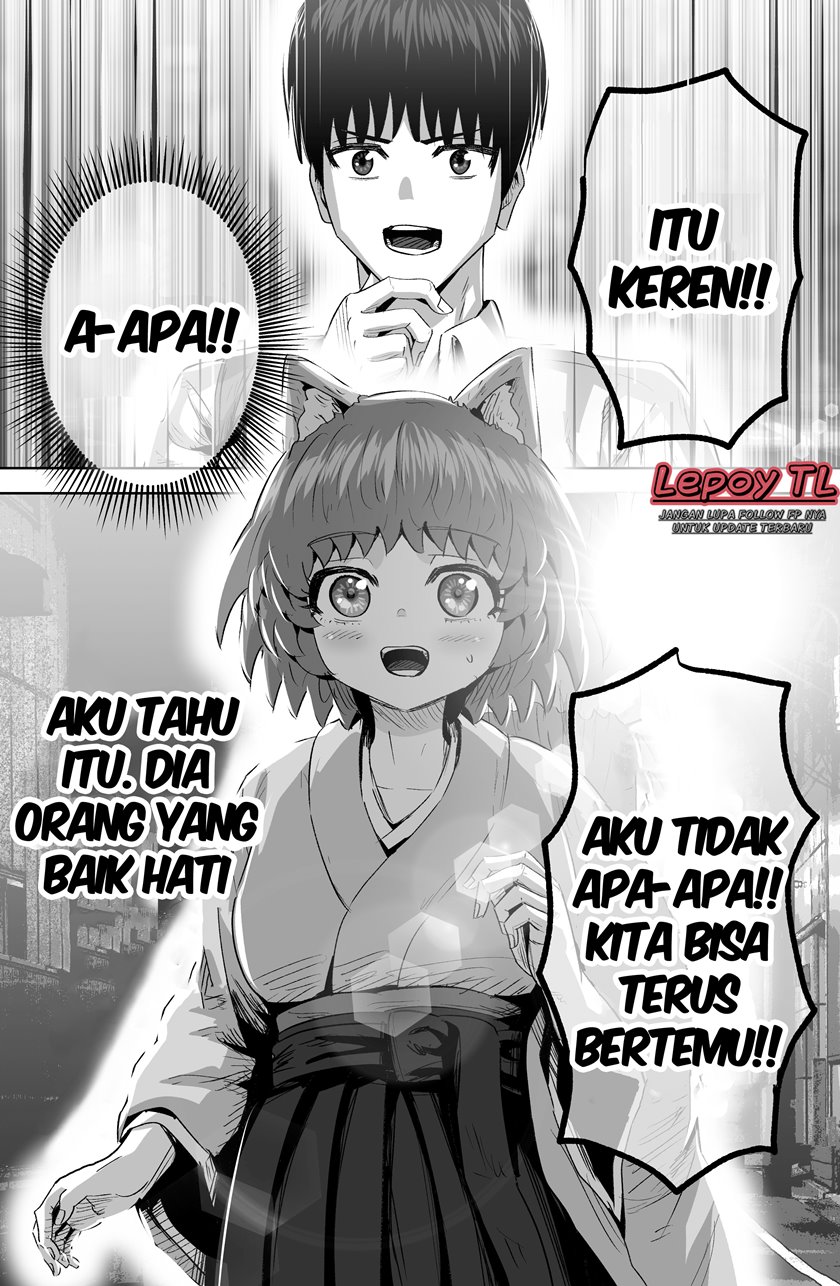 The Fox Girl Who Wants to Get Chummy With the Human Boy She Likes Chapter 14 Gambar 2