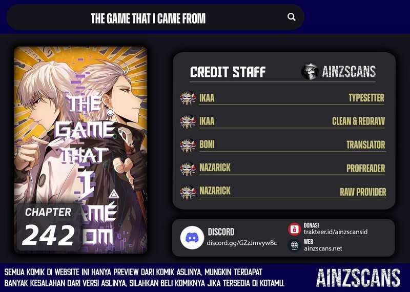 The Game That I Came From Chapter 242 Gambar 1