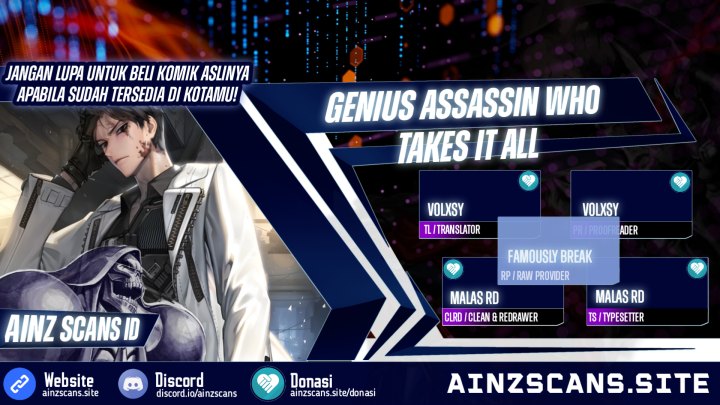 The Genius Assassin Who Takes it All Chapter 08 Gambar 1
