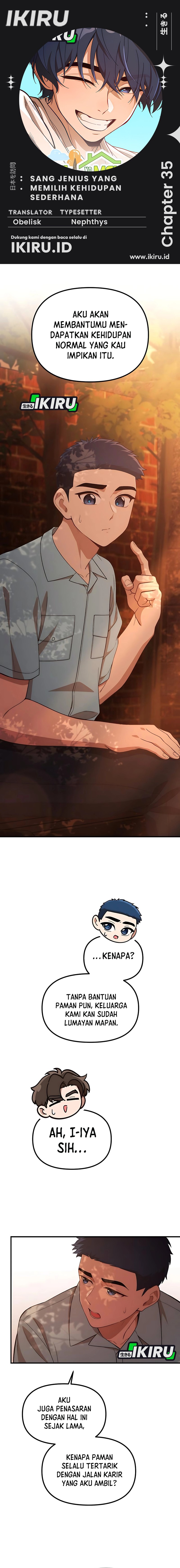 The Genius Decided to Live an Ordinary Life Chapter 35 Gambar 1