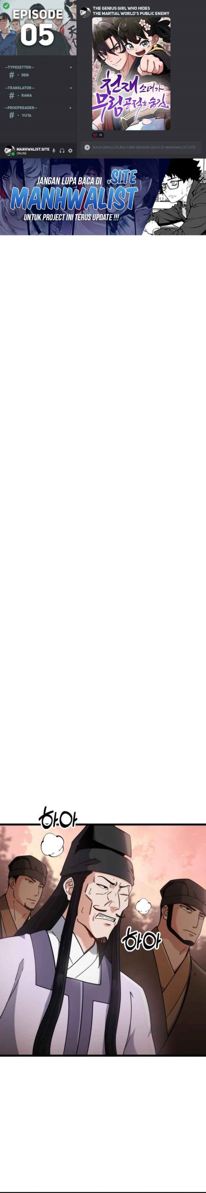 The Genius Girl Who Hides the Martial World’s Public Enemy Chapter 05 Gambar 1