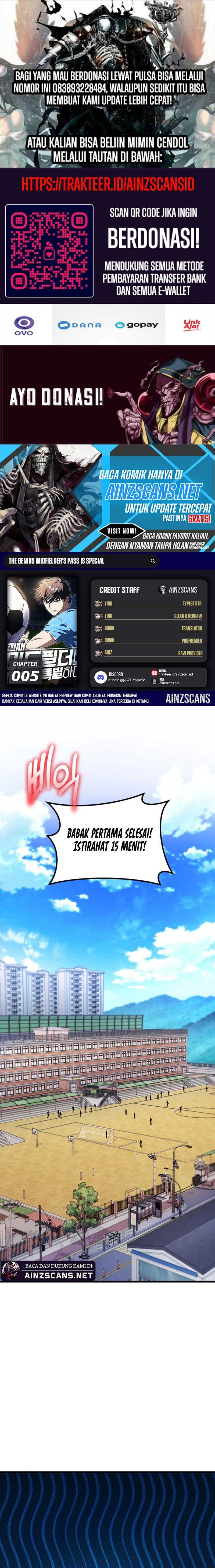 The Genius Midfielder’s Pass Is Special Chapter 05 Gambar 1