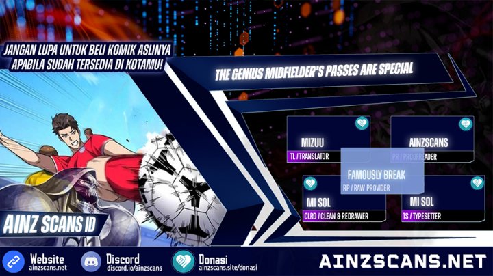 The Genius Midfielder’s Pass Is Special Chapter 14 Gambar 1