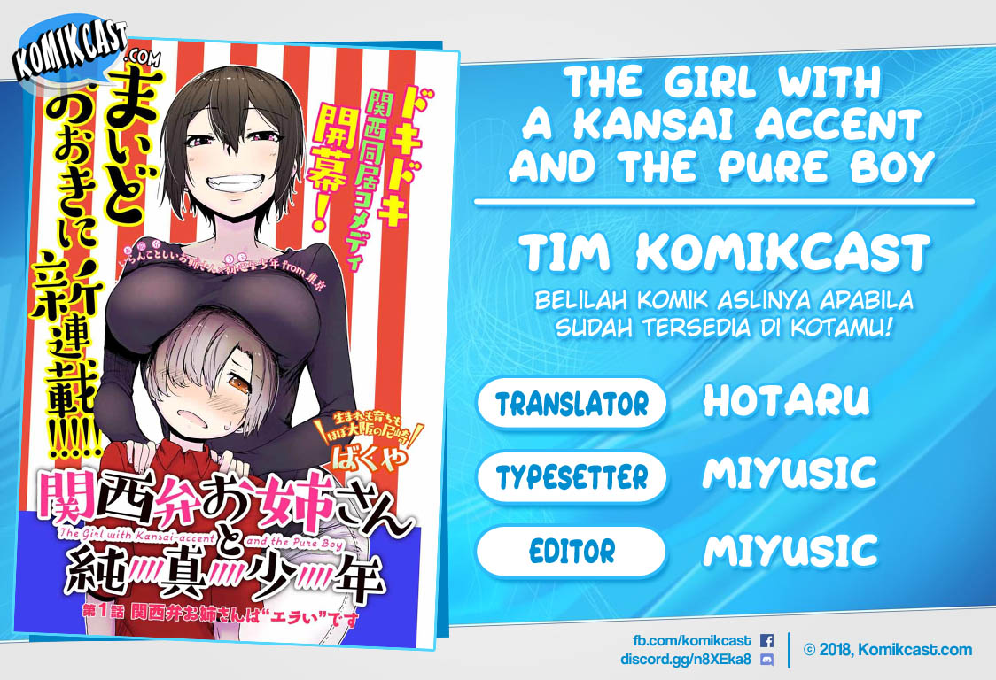 The Girl with a Kansai Accent and the Pure Boy Chapter 01 Gambar 1