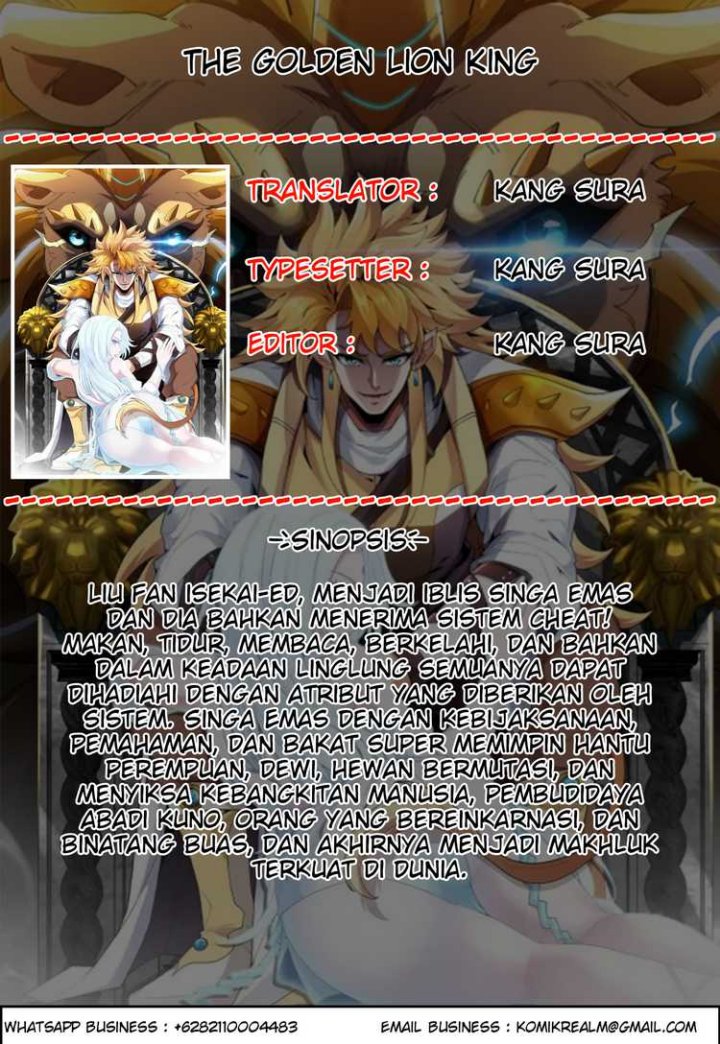 The Golden Lion King Chapter 01 Gambar 1