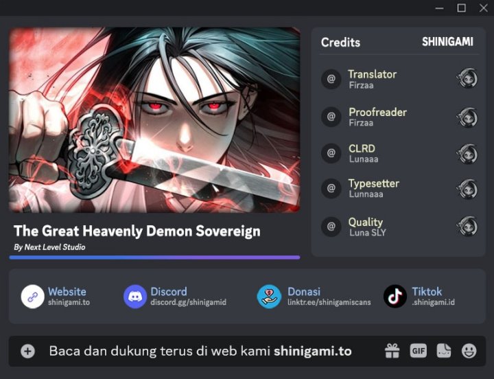 The Great Heavenly Demon Sovereign Chapter 18 Gambar 1