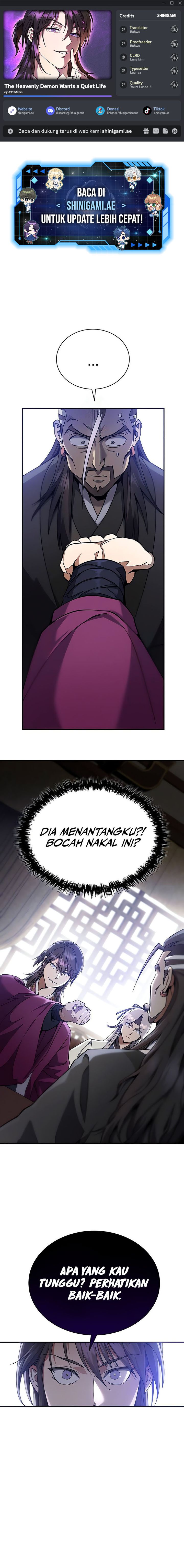 The Heavenly Demon Wants A Quiet Life Chapter 18 Gambar 1