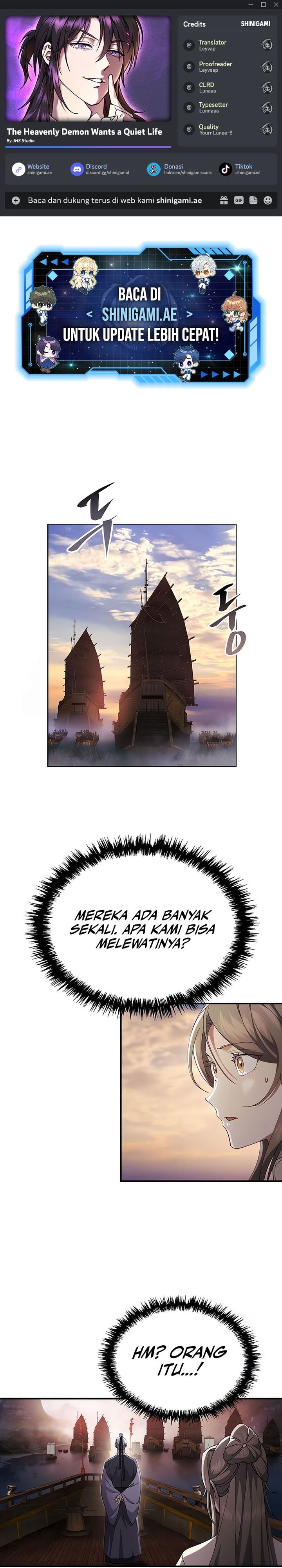 The Heavenly Demon Wants A Quiet Life Chapter 32 Gambar 1