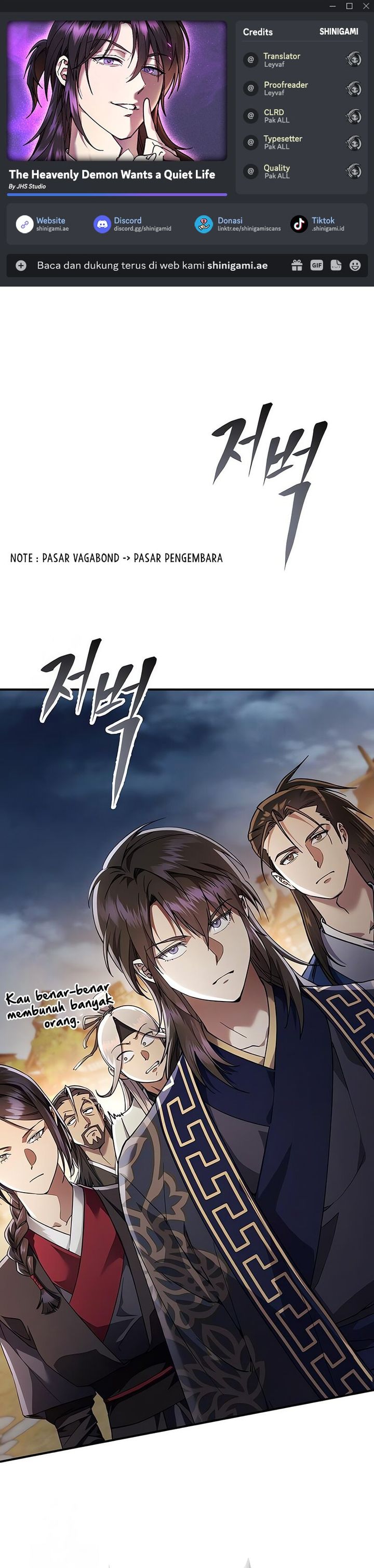 The Heavenly Demon Wants A Quiet Life Chapter 48 Gambar 1
