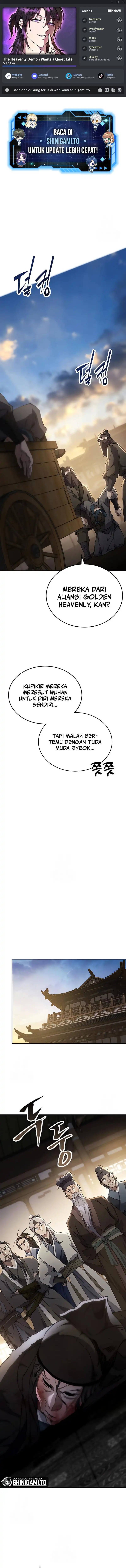 The Heavenly Demon Wants A Quiet Life Chapter 49 Gambar 1