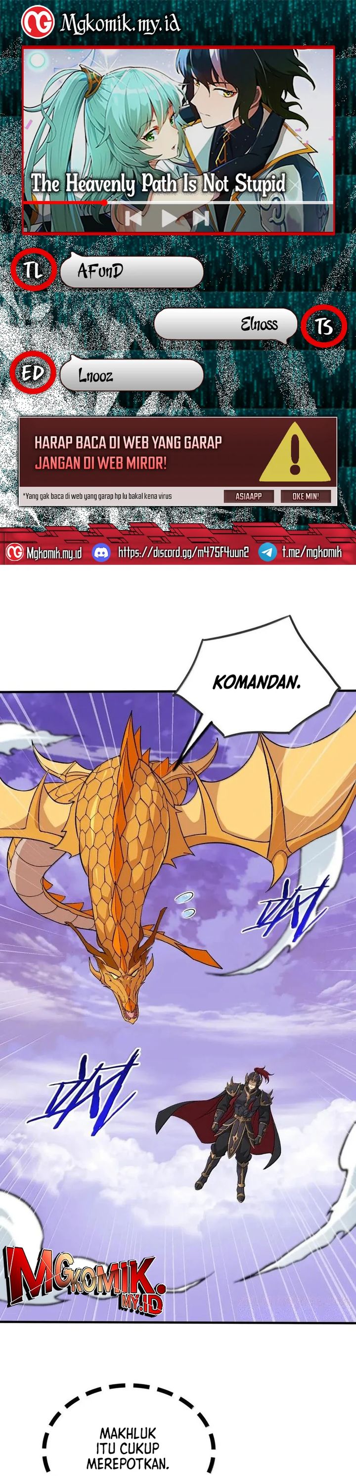 The Heavenly Path Is Not Stupid Chapter 138 Gambar 1