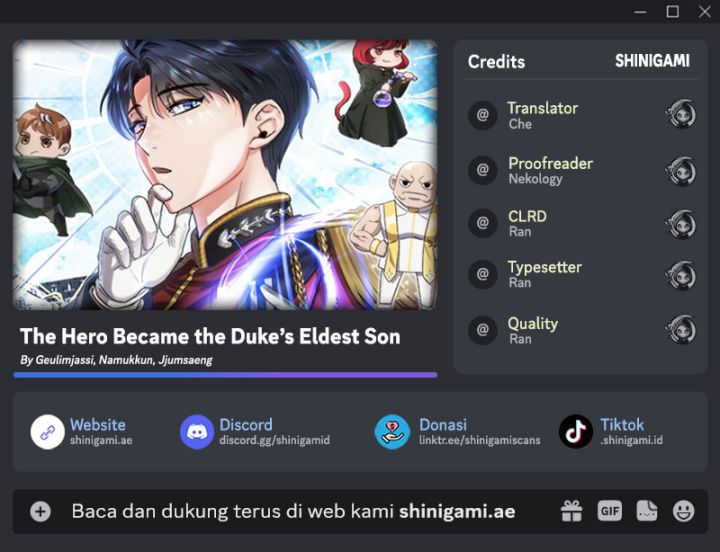 The Hero Became the Duke’s Eldest Son Chapter 37 Gambar 1