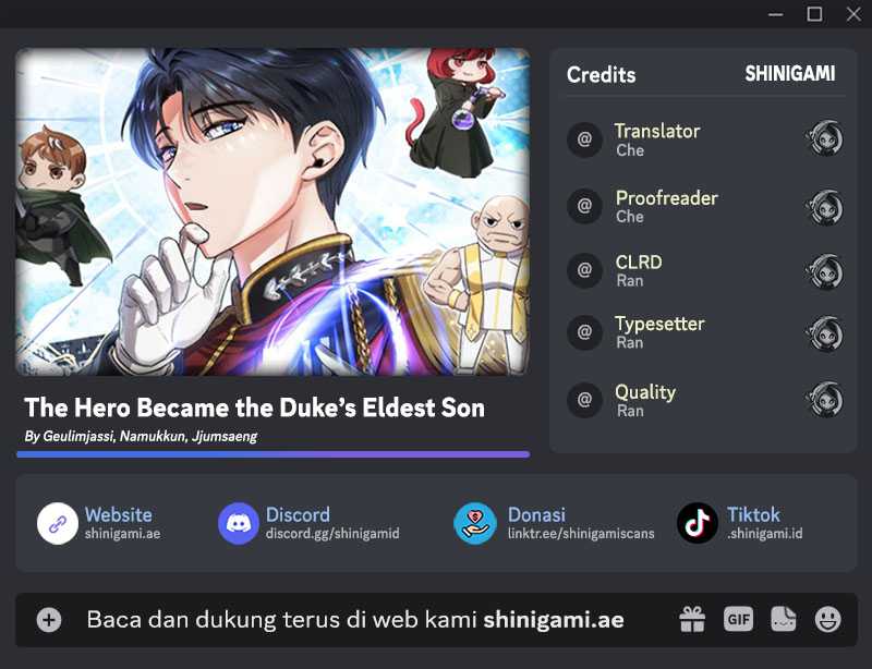 The Hero Became the Duke’s Eldest Son Chapter 53 Gambar 1