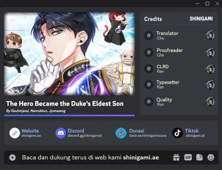 The Hero Became the Duke’s Eldest Son Chapter 62 Gambar 1