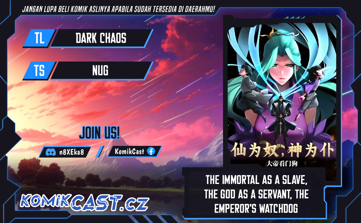 The Immortal as a Slave, the God as a Servant, the Emperor’s Watchdog Chapter 08 Gambar 1
