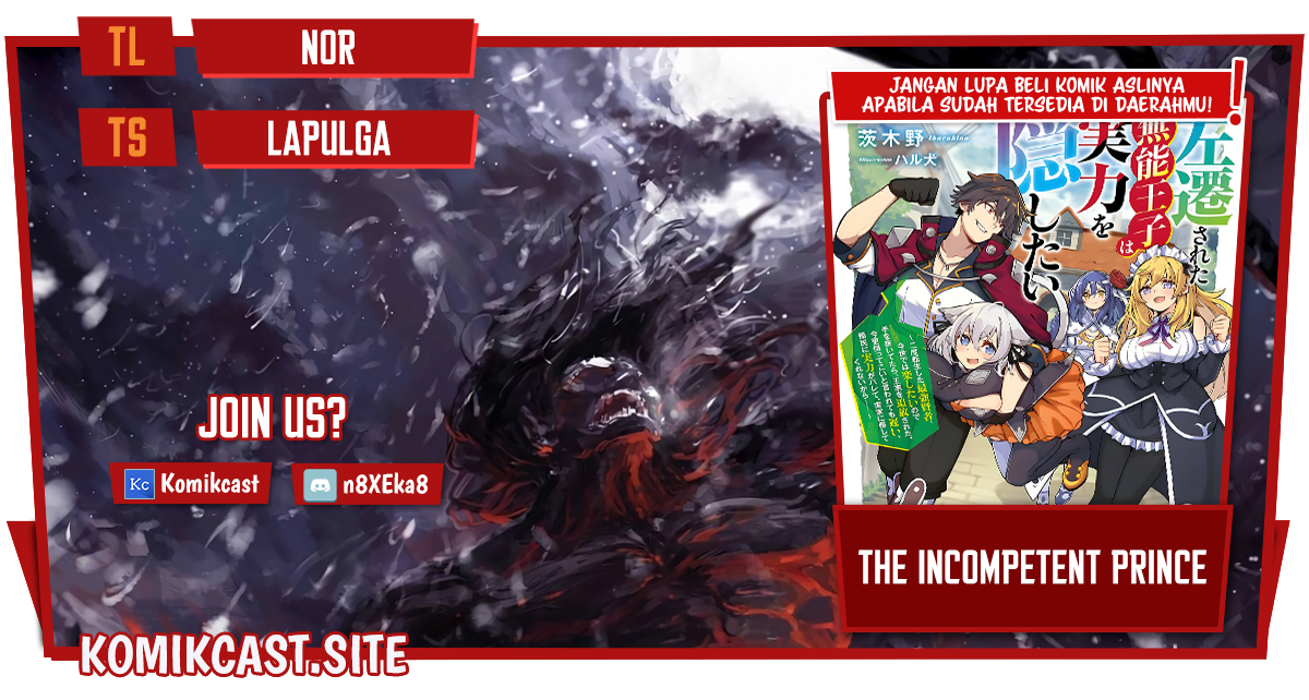 The Incompetent Prince Who Has Been Banished Wants To Hide His Abilities Chapter 09 Gambar 1