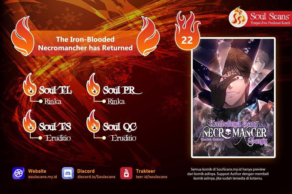 The Iron-Blooded Necromancer Has Returned Chapter 22 Gambar 1