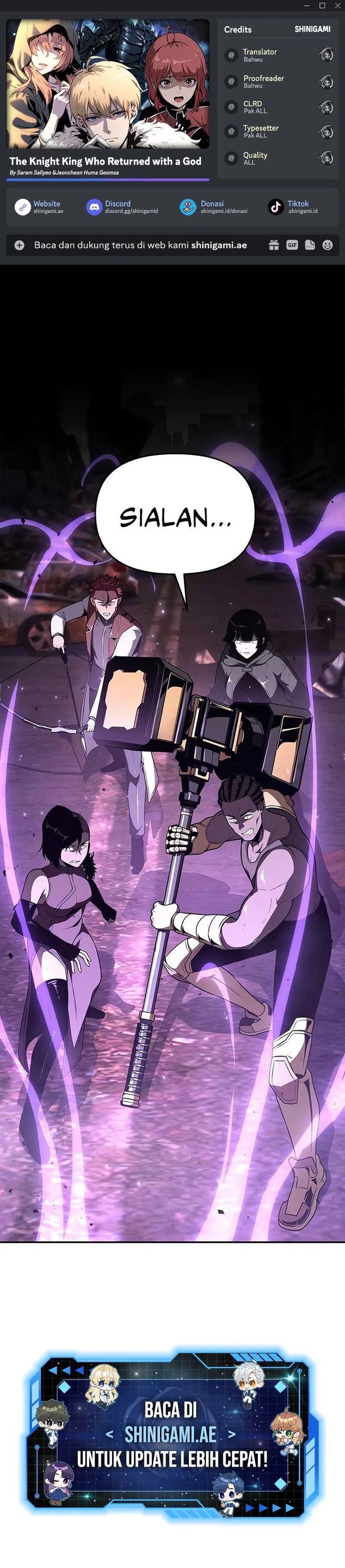 The Knight King Who Returned with a God Chapter 84 Gambar 1
