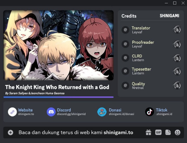 The Knight King Who Returned with a God Chapter 118 Gambar 1