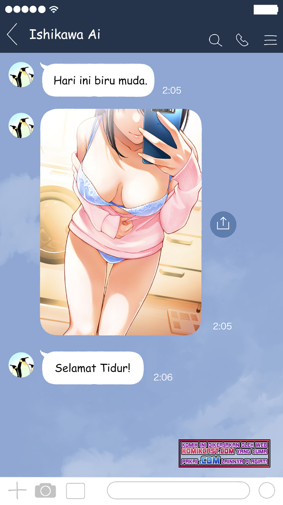 The Kouhai Who Reports the Color of Her Underwear to Me Every Morning for Some Reason Chapter 10 Gambar 3