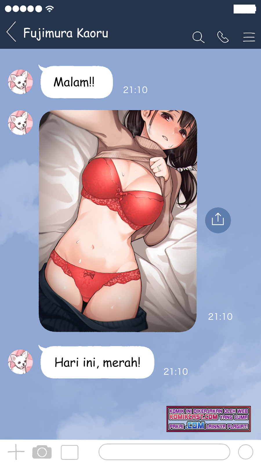 The Kouhai Who Reports the Color of Her Underwear to Me Every Morning for Some Reason Chapter 12 Gambar 3