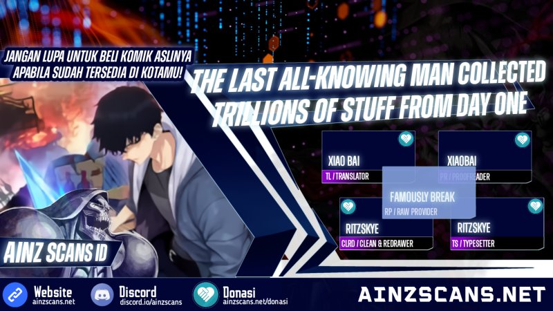 The Last All-Knowing Man Collected Trillions of Stuff from Day One Chapter 28 Gambar 1