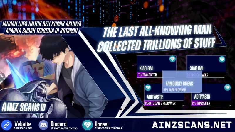 The Last All-Knowing Man Collected Trillions of Stuff from Day One Chapter 37 Gambar 2