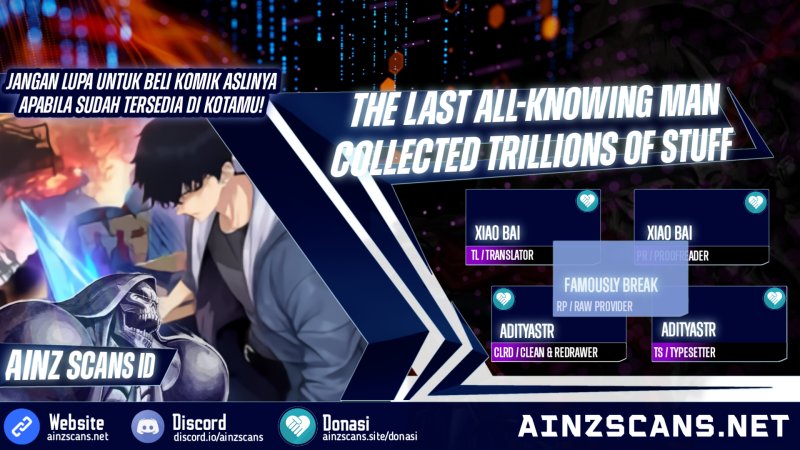 The Last All-Knowing Man Collected Trillions of Stuff from Day One Chapter 38 Gambar 2